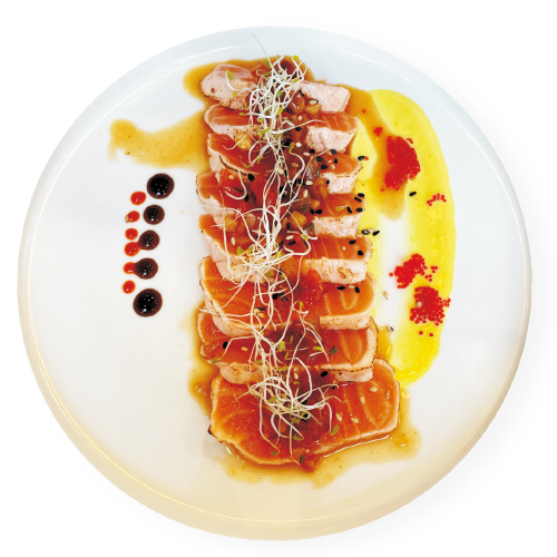 Tataki salmón